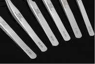 Beauty Precise Straight Curved Head Eyebrow Eyelashes Extension Tweezers