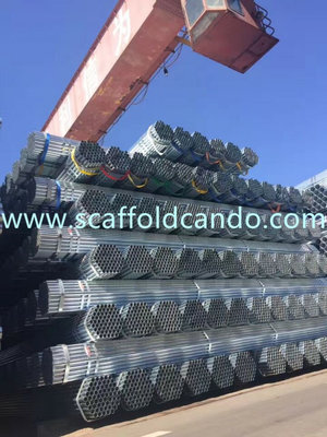 70 microns Hot dipped galvanized pipe, HDG scaffolding steel pipe, BS 1139 EN 39 48.3mm,3.0mm, 3.2mm, 3.25mmT with 6ML