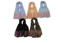 China supplier Gilding spring summer scarf 70*180cm 100% Viscose pashmina keep fashion wrap