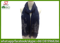 China factory direct supply thinstar Gilding spring summer scarf  70*180cm 20%Cotton 80%Polyester keep clean hijabs