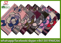 China supplier large flower jacquard wool feel long scarf 70*180cm 35% wool 65%Acrylic neckerchief top fachion pashmina