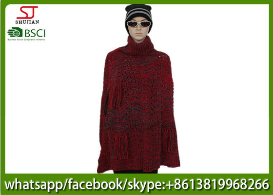 410g 110*110cm 100%Acrylic Knitting Mixed Yarn waistcoat poncho factory  keep warm fashion match clothes