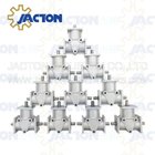 JTA10 Spiral Bevel/Miter Gears Right Angle Reducer Aluminum Gearbox 1:1 Ratio Transmission