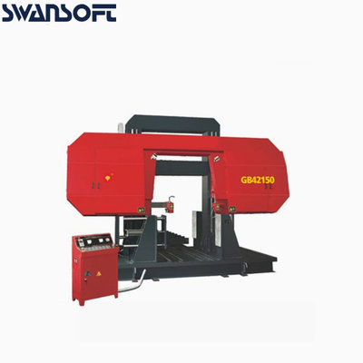 China China market sales GB42150 square column horizontal metal/wood cutting band sawing machine with low price supplier