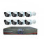 3.6mm Security Camera Set 1000tvl DVR Cctv Kamera Kit System 8ch supplier