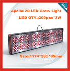 300pcs*3W Size:1174*283*85mm apollo 20 led 900w plant grow light (CE,RoHS,FCC,PSE)