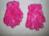 Mix Color Fuzzy Mitten gloves  High Quality Fashion Soft Knitted Striped flower colorful kids  Fashion Mitten Gloves