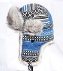 Wholesale custom Deluxe Unisex Aviator Hats with Fur design colorful aviator trapper caps with earmuff