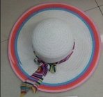 fashion summer hats elegant New Style Cute Summer Color Stripe Girls Straw Bowknot Beach Hats