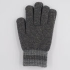 2017 New Design Acrylic Polyester Knitted Custom Jacquard Winter Gloves For Man Motorcycle Work