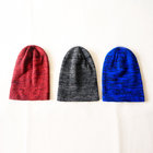 Yiwu cheap Fashion cool  Acrylic  knitted  nitrile Stylish pure color war beanie hat for kids adults