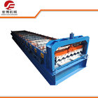Aluminium Metal Roofing Sheet Roll Forming Machine For 0.3mm Thickness Tiles