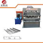 PLC Computer Control Sheet Metal Roll Forming Machines For Floor Deck Making