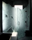 China acid etched tempered shower glass door prices