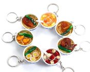 Chinese Food Metal keychain