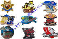 Promotional gifts color enameled button badges pins