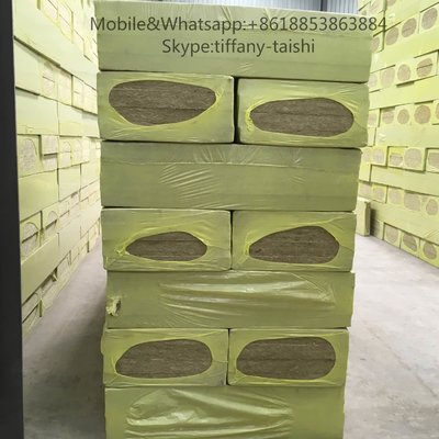 Brown Insulation Rockwool hard boards made in China