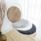 Circle Imitate rabbit hair super sofe Modern rug polyester Shaggy carpet cotton latex backing / suede backing 60cm 90cm