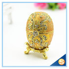 Faberge Egg Trinket Box Jewelry Box Metal Gift Box