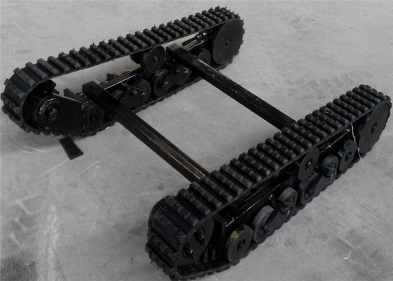 China Chassis with Rubber Track and UHMW-PE Whees for Lawn Mower(1095mm in length) supplier