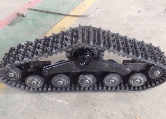 China Variety Of  Purposes  Rubber Track System  with balck color (LZ-255 ) supplier