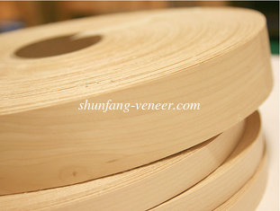 China American Maple Edgebanding Veneer, Natural Wood Veneer Edge Banding for Furniture Doors and Veneered Panels supplier