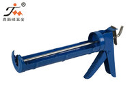 China Cartridge Blue Smooth Rod Caulk Gun , Semicircle Silicone Caulking Gun distributor
