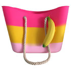 Custom Silicone Colormix Handbags Waterproof Silicone Beach Handbag
