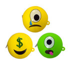 Wholesale Creative Silicone Coin Purse Cartoon Emoji Coin Purse