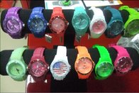 Silicone watch, silicone material, fashion design, japanese movement, 3atm water resistant