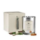 100% soy wax scented & silver glass candle with printing label and packed into gift box