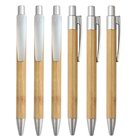 Personalised stylish office supply wooden ball pen with black grip