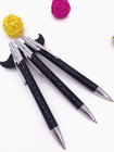 wholesale lightblue color metal pen for hotel use slim barrel metal ball point pen