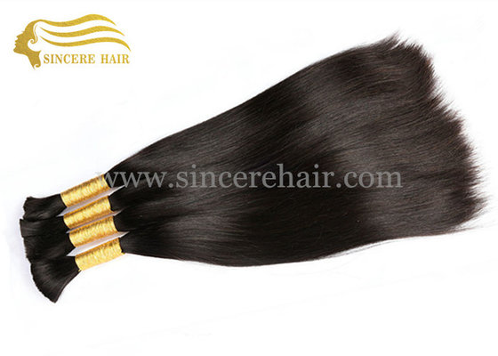 China Hot Sell 55 CM Virgin Human Hair Bulk for sale - 22 Inch Straight 100% Remy Human Hair Bulk Extensions For Sale supplier