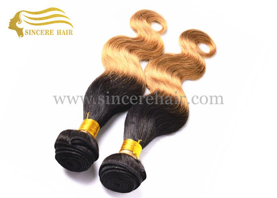 China 50CM Ombre Hair Extensions, 20&quot; Body Wave Ombre Human Hair Weft Extension for Sale supplier