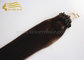 22&quot; Micro Ring Hair Extensions - 22&quot; Brown Pre Bodned Micro Ring Loop Hair Extensions 1.0 G / Strand For Sale supplier