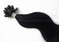 60 CM Keratin Fusion U Shape Hair Extensions for sale - 24&quot; Black Body Wave Pre Bonded U Tip Hair Extensions for sale supplier