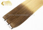 Hot Selling 24 Inch Ombre Blonde Double Drawn Seamless Tape In Remy Human Hair Extensions for sale supplier