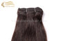Wholesale 50 CM Remy Cuticle Hair Weft Extensions - 20&quot; Silk Straight Brown Remy Human Hair Weft Extension For Sale supplier