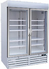 Commercial freezer, Double glass door freezer, Display Freezer for supermarket