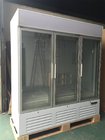 3 door display freezer, vertical glass door freezer, commercial refrigerator