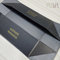 Custom folding lid and base black art paper scarf packaging box / underwear packaging box supplier
