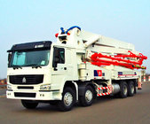 China truck mounted concrete pump, 28,32,37,42,48,52m ISUZU Concrete Pump Truck
