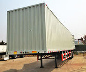 China closed van trailer, dry van trailer, enclosed trailer, road train trailer for sale
