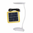 6W Solar Powered Rechargeable Desk Lamp With Adjustable Touch Sensor