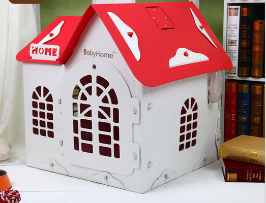 China Summer Pet 022 Removable Deluxe Bungalow Villa, Teddy Dog Breathable Dog House Wholesale Color: Pink, White Red, Rice supplier