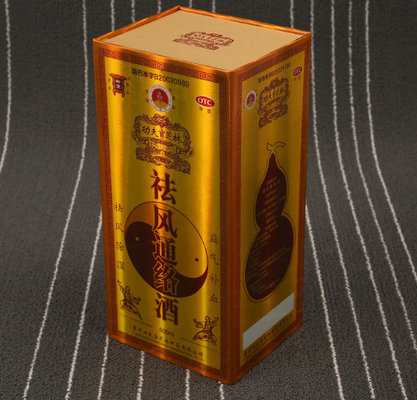 China Integrity manufacturers provide gilding color printing corrugated packaging wine flip wine cartons wine box supplier