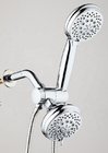 Combo shower heads 3 way 2 in 1 shower head full chrome high pressure 5 functions shower head supplier