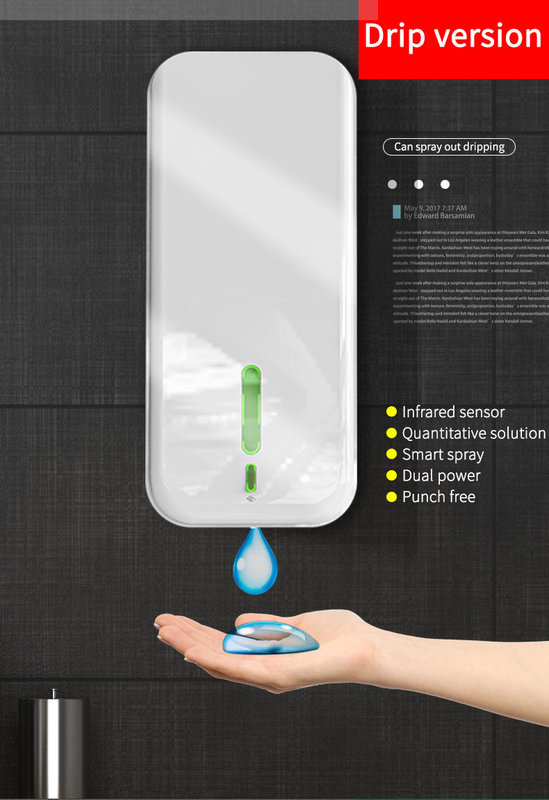 1500ml Hand Washing Soap Dispenser Wall Mounted，Gel/Spray supplier