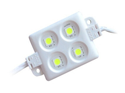 China 4leds 5050 SMD LED Module Light White Color Injection Waterproof supplier